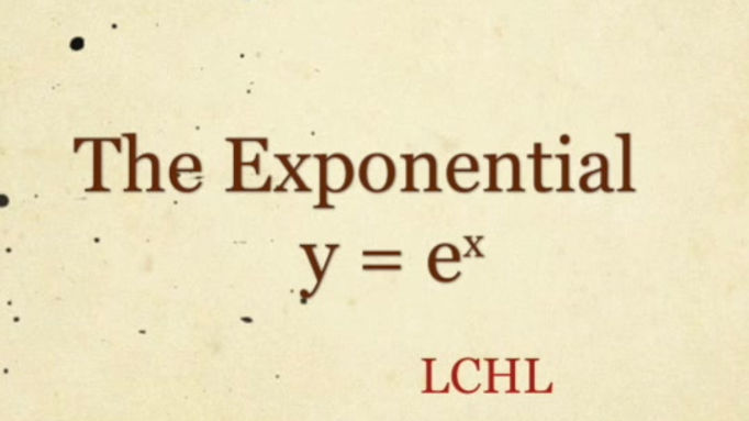 THE Exponential